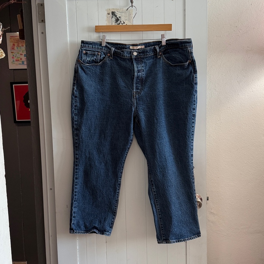 Levi's Wedgie Straight Ankle Denim Jeans